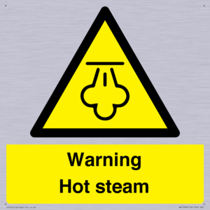 Warning Hot steam